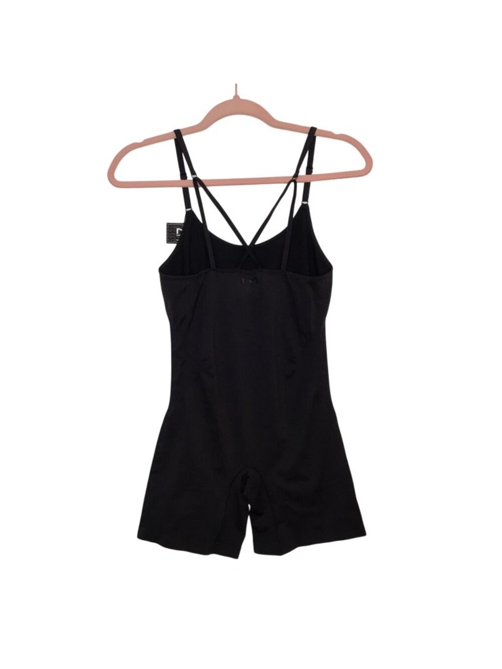 Maidenform Seamless Smoothing Romper With Adjustable Straps Black Large